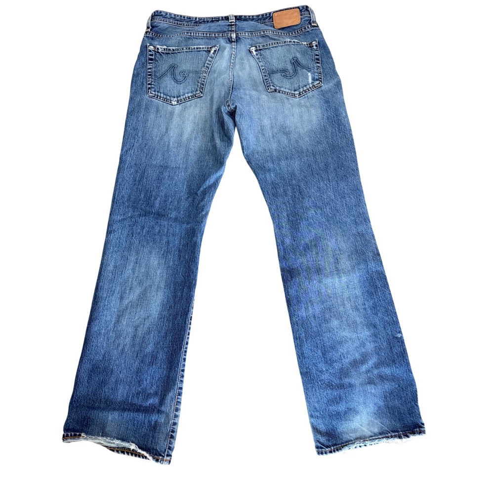 AG Adriano Goldschmied The Protege Straight Leg Mens Jeans Blue Size 34 USA Made - Picture 3 of 11